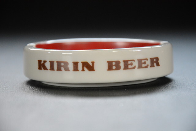 古い灰皿 KIRIN BEER MADE IN JAPAN SAKURA CHINA 1129-1 検索用語→A10内昭和レトロ灰皿キリンビールノベルティー看板広告拍卖