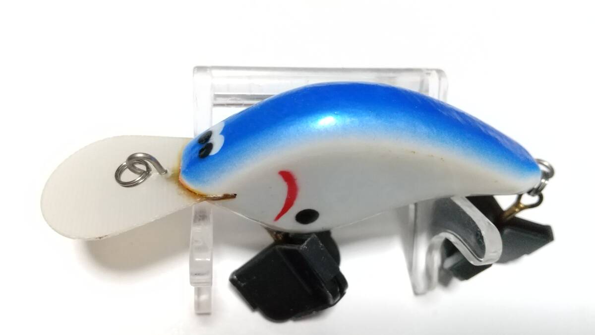2 秘密のクランク CPリッパーショートビル ボディ約6cm フラットシャッド FLAT SHAD WOOD ウッド フラットサイドクランク BOX保管未使用拍卖