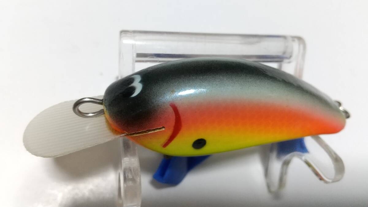 7 秘密のクランク リトルB Little-B ボディ 5.5cm フラットシャッド FLAT SHAD WOOD ウッド フラットサイド シャロー BOX保管未使用品拍卖