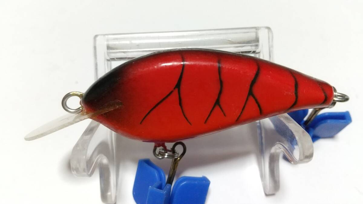 2 秘密のクランク リトルB Little-B ボディ 5.5cm フラットシャッド FLAT SHAD WOOD ウッド フラットサイド シャロー BOX保管未使用品拍卖