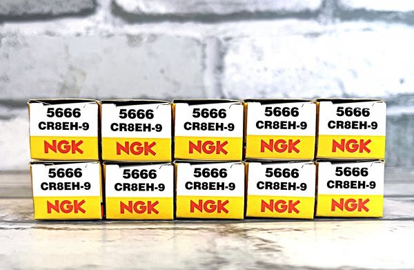 NGK CR8EH-9 (5666) 10個セット 新品 送料込 ホンダ AX-1 (250) ('87.12~'89.6) ND21 適合拍卖