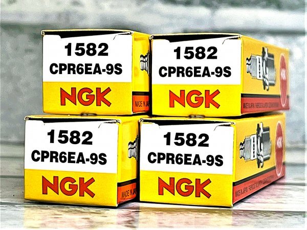 NGK CPR6EA-9S (1582) 4個セット 新品 送料込 ホンダ スーパーカブ110/ストリート ('09.6~'22.4) JA07,JA10,JA44 適合拍卖