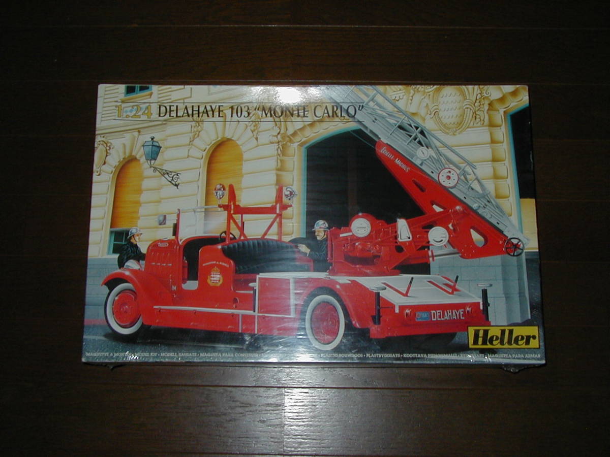 HELLER ヘラー1/24 №80780 デライエ 103 モンテカルロ消防自動車 DELAHAYE 103 MONTE CARLO FIRE ENGINE拍卖