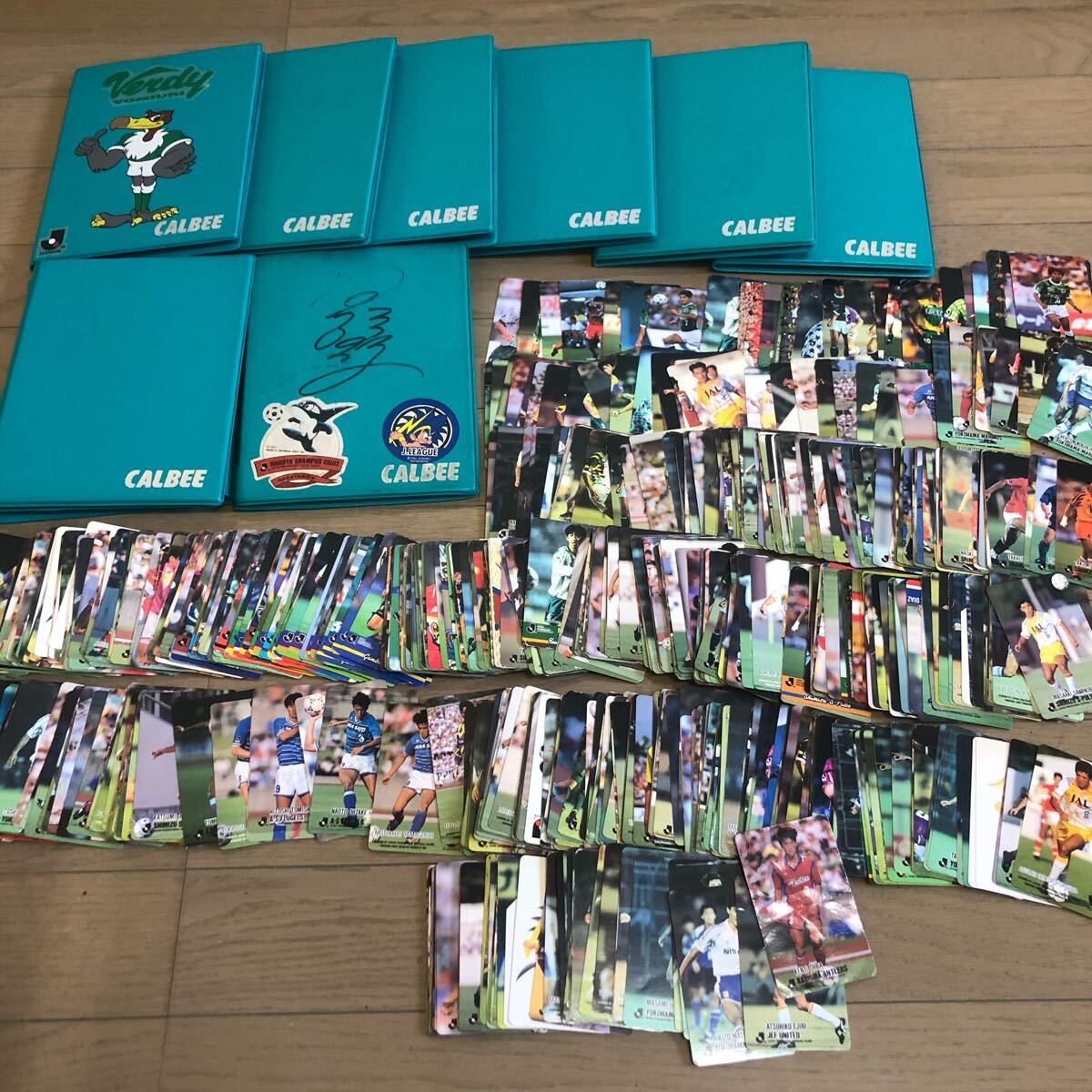 カルビー 1992 1993 1994 J.LEAGUE サッカーカード レトロ 550枚以上 ファイル付き拍卖
