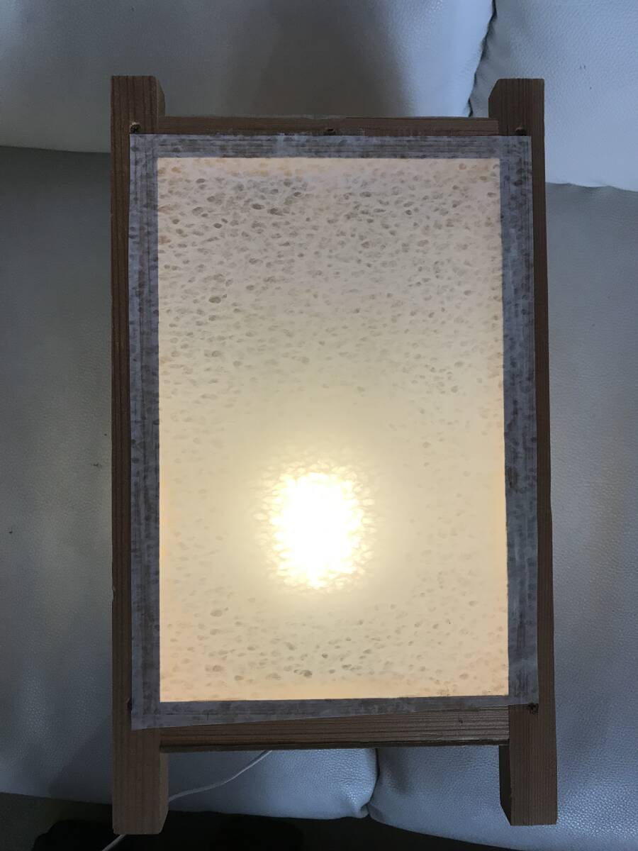 LEDランプ式 行灯 巾・横21cm 高さ36cm 和風タイプ 拍卖