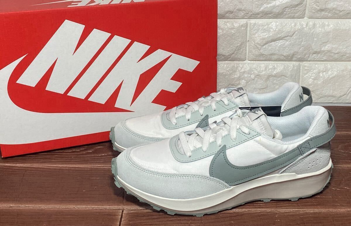 新品 26.5㎝ ナイキ NIKE レディース スニーカー ウィメンズ ワッフル デビュー WMNS WAFFLE DEBUT グレー拍卖
