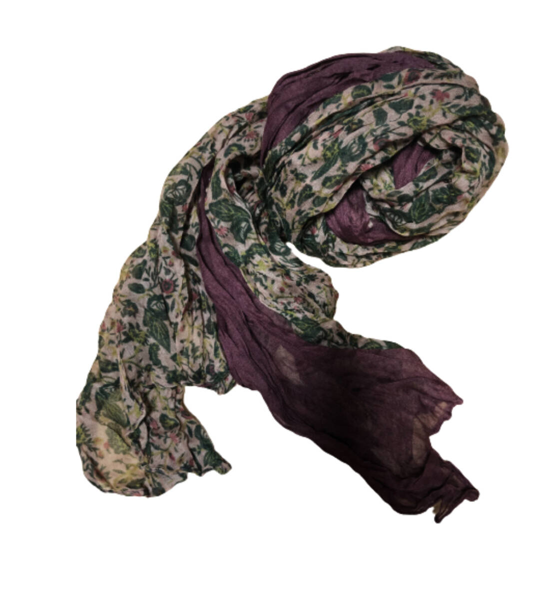 新品 スカーフ ストール 【ワイン ブドウいろ】 マフラー 綿 プリーツ日焼け予防 薄手 大判 ショール 紫外線 対策 誕生日 敬老の日拍卖