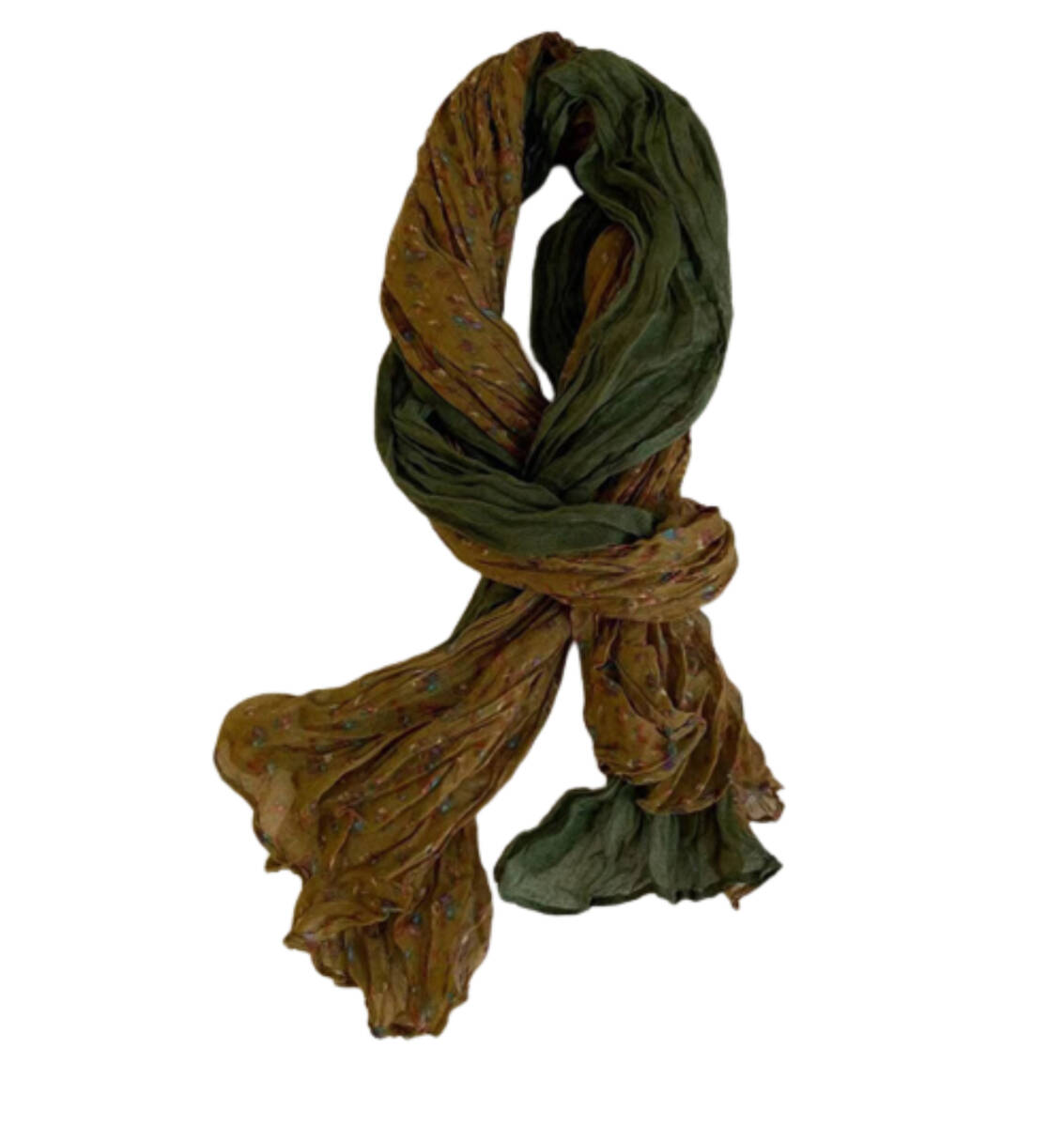 新品 スカーフ ストール 【ブラウン】 マフラー レディース 綿 プリーツ日焼け予防 薄手 大判 ショール 紫外線 対策 誕生日 敬老の日拍卖