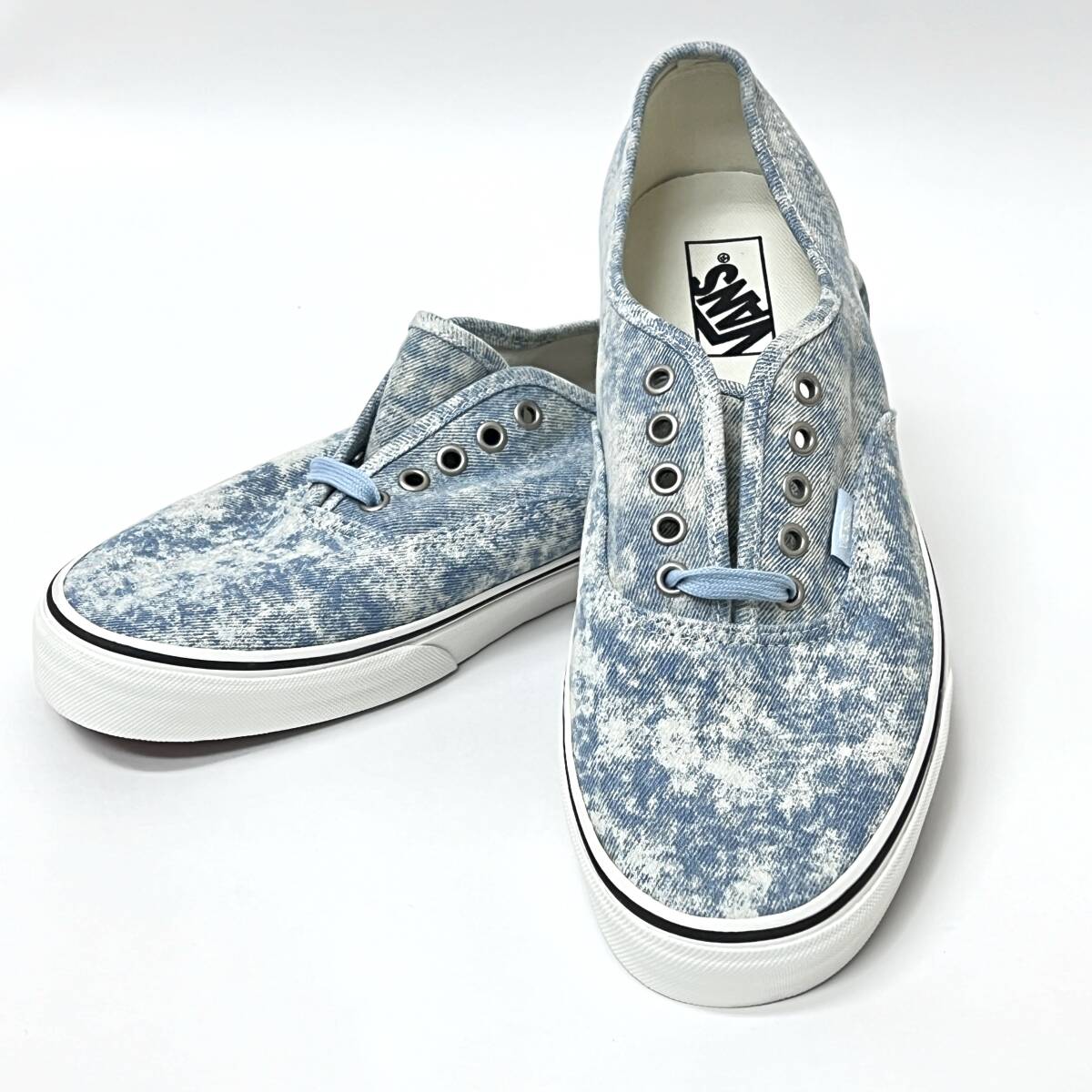 未使用 VANS バンズ AUTHENTIC オーセンティック スニーカー メンズ 29.5cm ヴァンズ シューズ デニム柄 大きいサイズ TBDY0163-2d拍卖