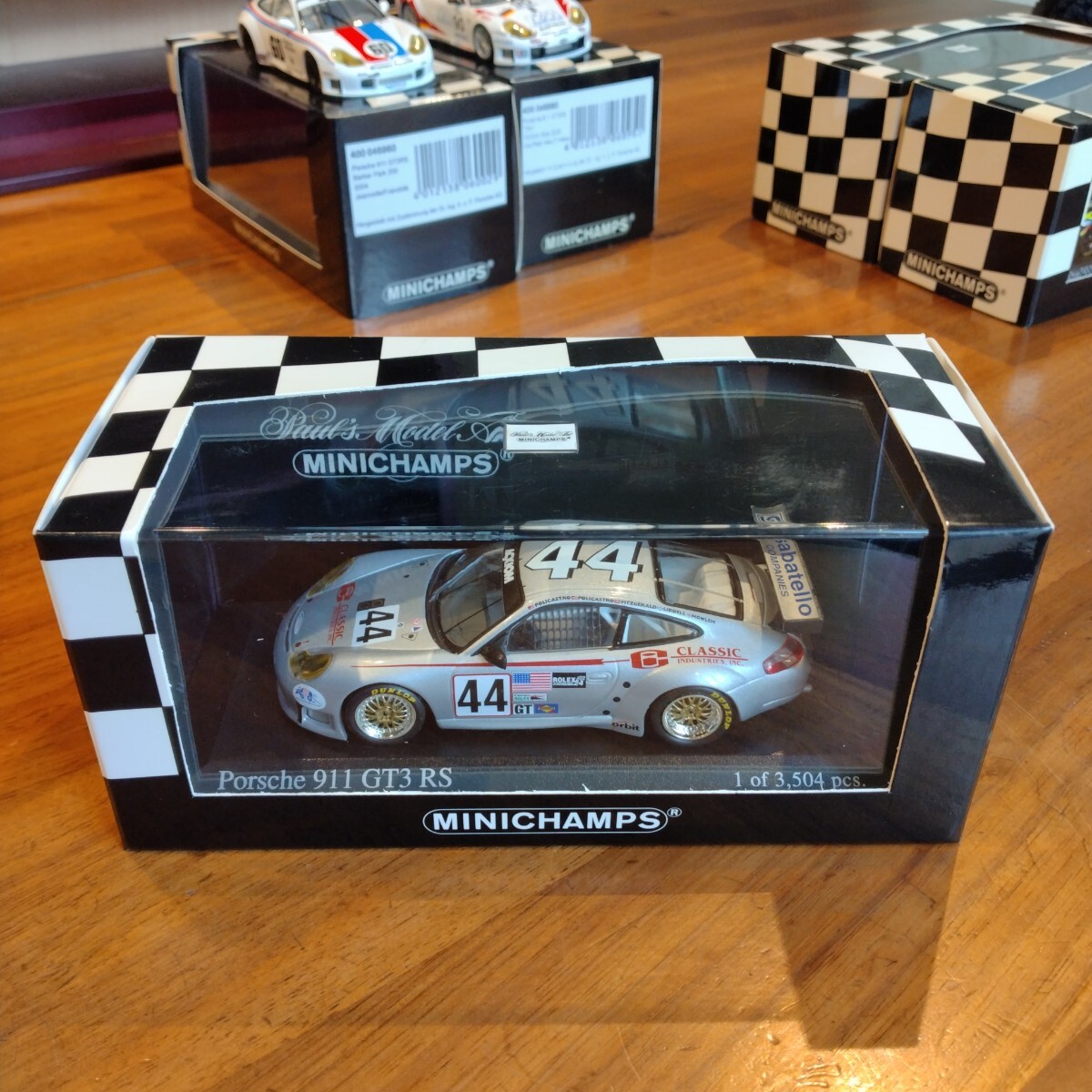 ミニチャンプス MINICHAMPS 1/43 400 046944 Porsche 911 GT3RS 24h Daytona 2004 Policastro/Policastro/Fitzgerald/Liddell/Mowlem拍卖