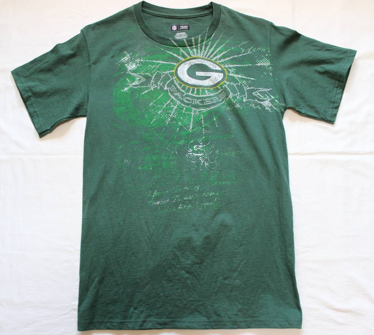 未使用 汚れあり NFL グリーンベイ・パッカーズ Tシャツ S 緑 送料無料 /Green Bay Packers拍卖