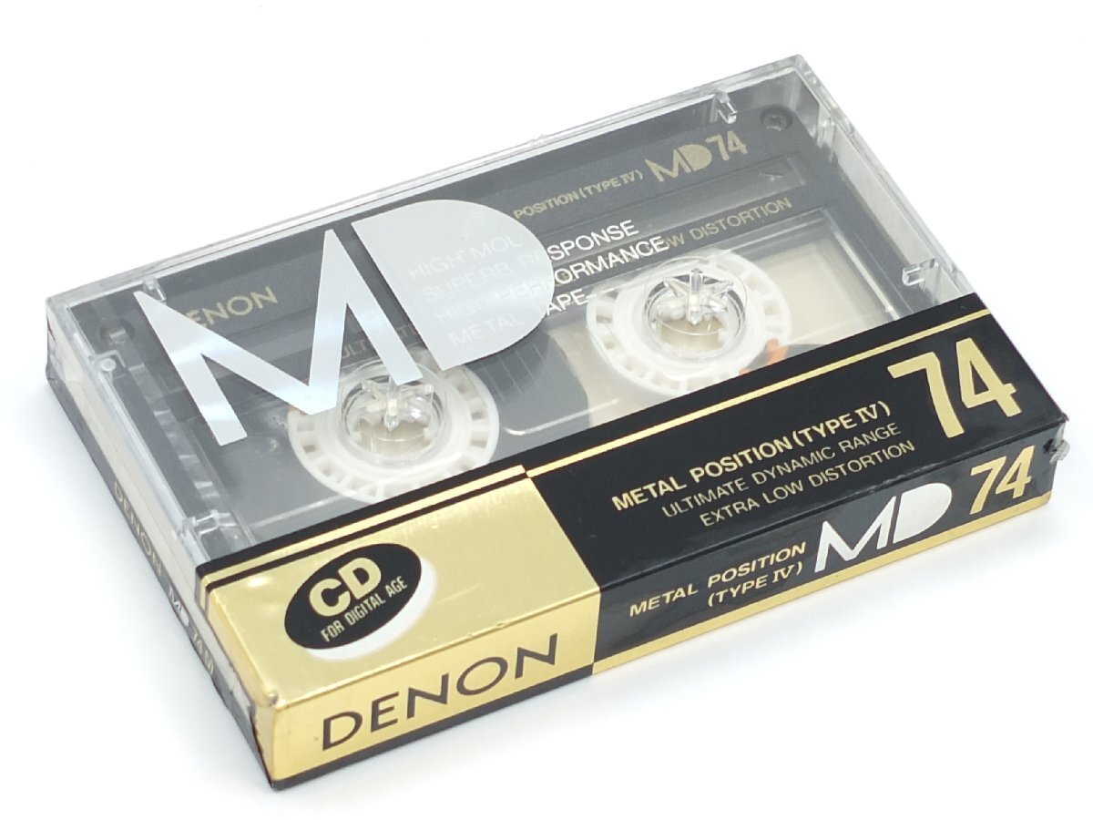 【z29888】新品・未使用 DENON デノン METAL POSITION (TYPE IV) 74 メタルカセットテープ拍卖