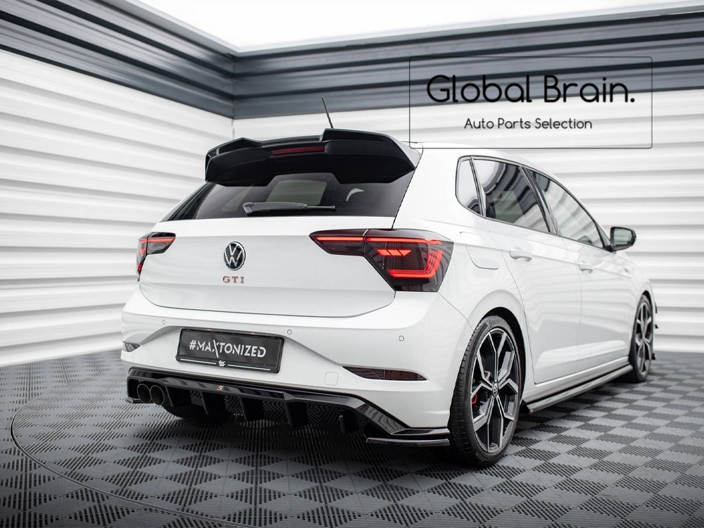 フォルクスワーゲン ポロ 2G 後期 GTI リア サイド スプリッター リア スパッツ /サイド アンダー ディフューザー カナード フラップ拍卖