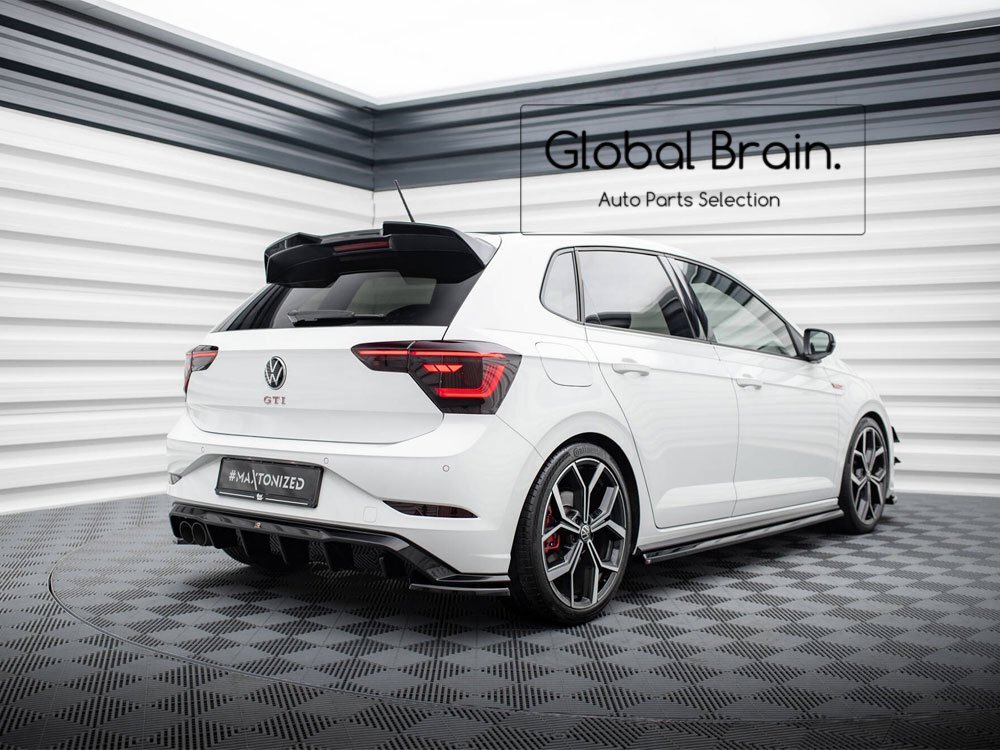 フォルクスワーゲン ポロ 2G 後期 GTI リア ディフューザー スポイラー / リア スプリッター バンパー アンダー エプロン スカート拍卖