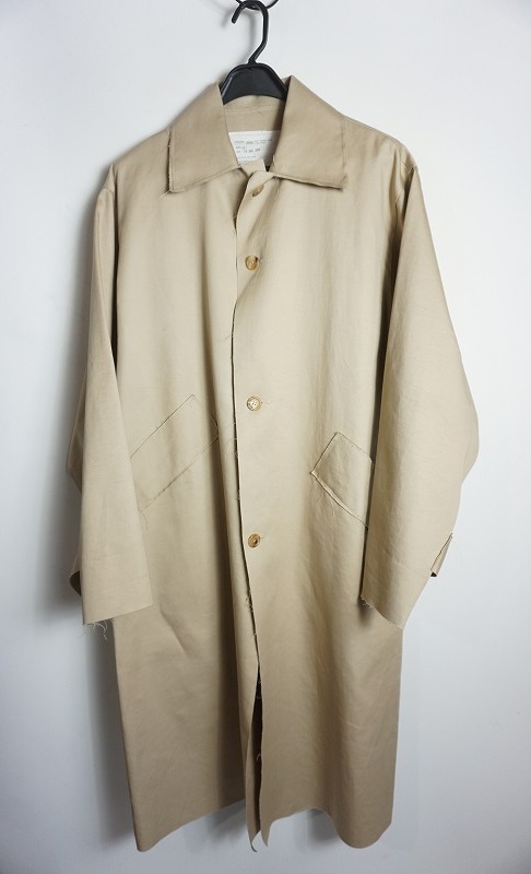 正規 CAMIEL FORTGENS カミエル フォートヘンス MACKINTOSH TRENCH COAT マッキントッシュ トレンチ コート 5.09.03 M茶本物815O▲拍卖