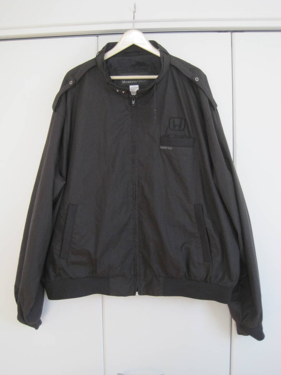 レア ヨーロッパ古着 ロシア製 MEMBERS ONLYメンバーズオンリー使用 起業モノ 自動車 HONDAジャケット ジャンパー ブルゾン XXL拍卖