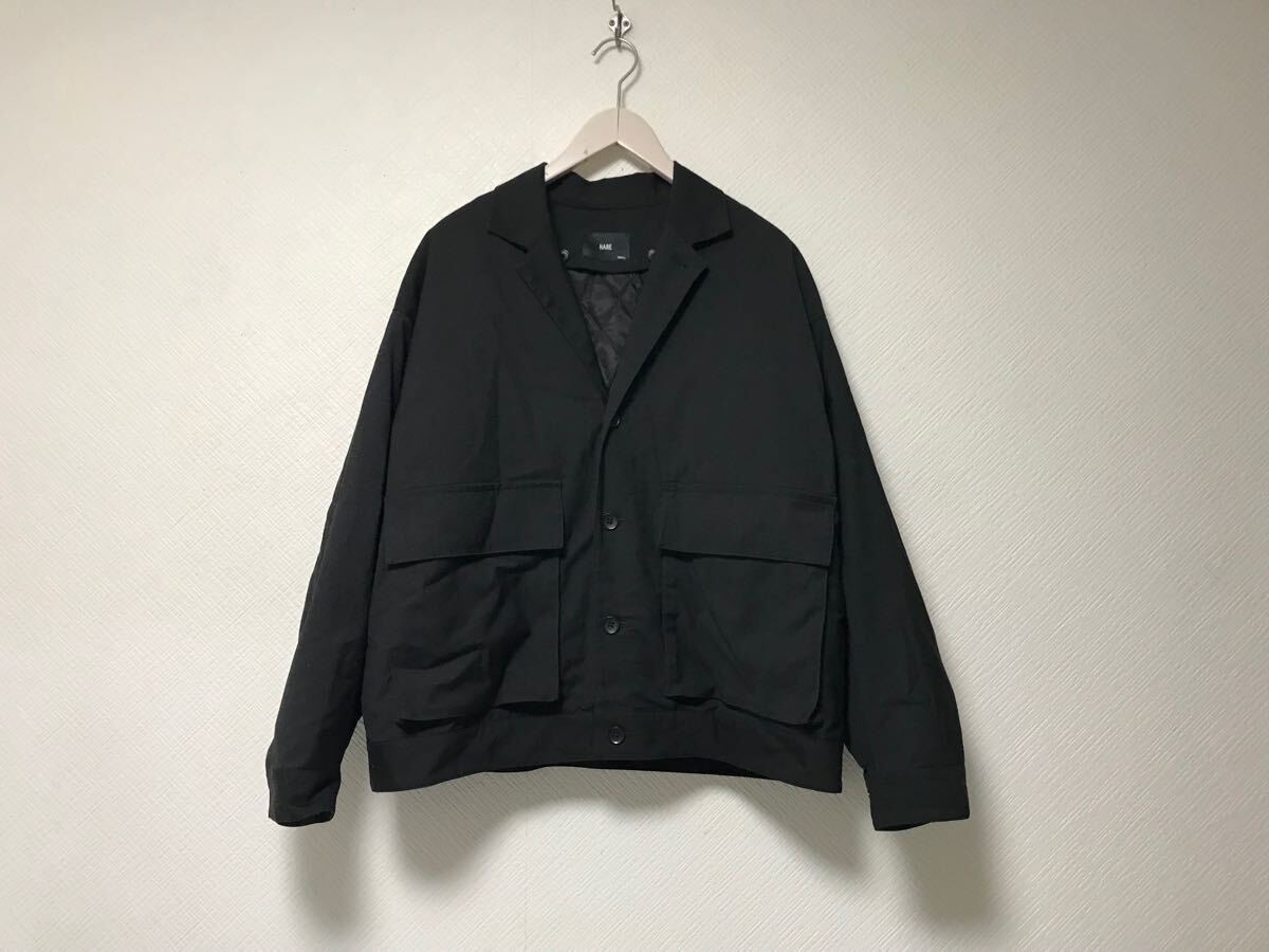 本物ハレHARE中綿ダウンライナーテーラードジャケット長袖サーフアメカジビジネススーツパーティードレスゴルフメンズ黒ブラックS拍卖