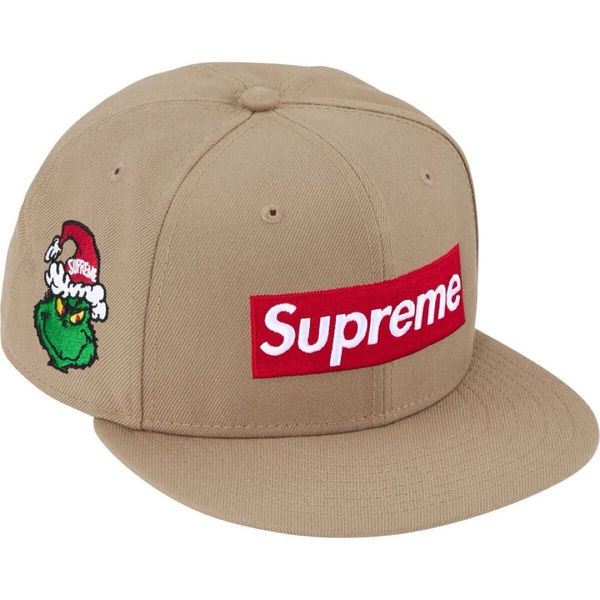 【新品未使用】 24AW 25 新品 SUPREME シュプリーム GRINCH BOX LOGO NEWERA CAP ボックスロゴ ニューエラ KHAKI 赤ボックス 即決あり拍卖