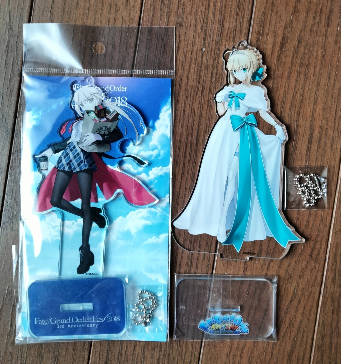 セット FGO ペンドラゴン アクリルスタンド アクスタ 2017 2018 オルタ フェイトグランドオーダー アクリルマスコット 2周年 3周年拍卖