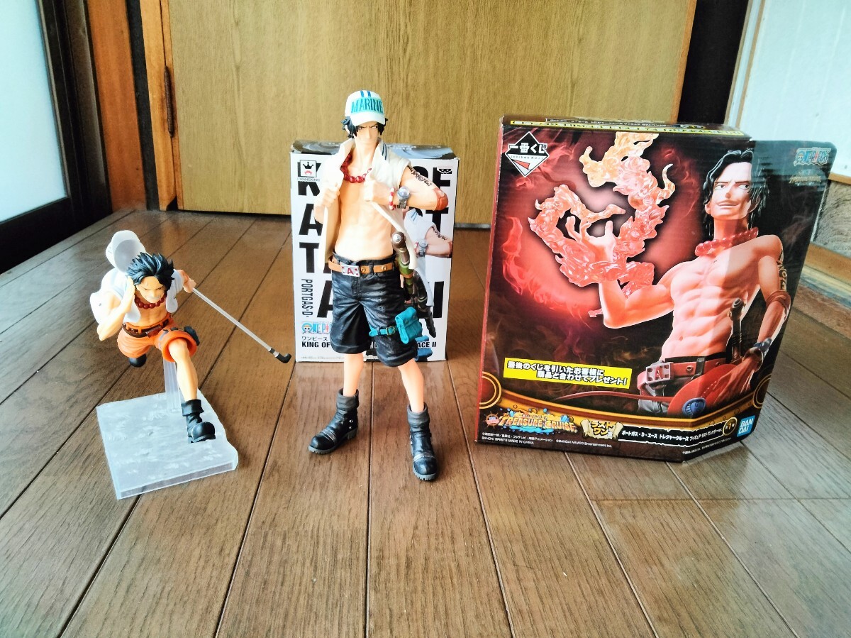 エース フィギュア セット まとめ売り ONE PIECE ワンピース 一番くじ トレジャークルーズ ラストワン賞 king of artist拍卖