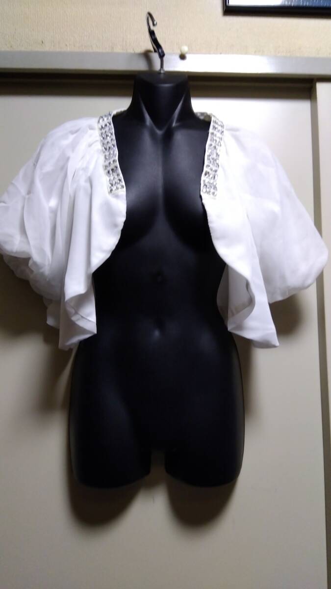 ☆ビジューシフォンボレロ☆自宅保管未使用S~M拍卖