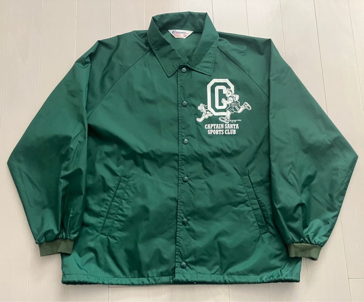 キャプテンサンタ コーチジャケット グリーン 緑 M拍卖