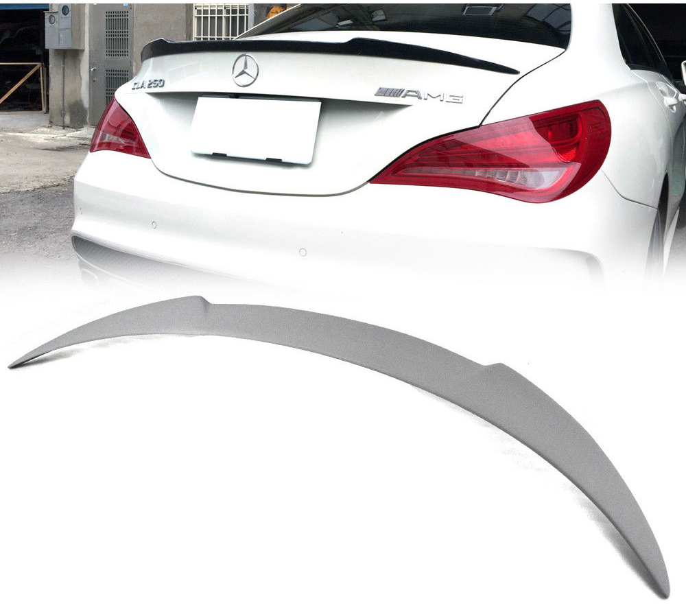 *在庫有即発送* 2014-2019 ベンツ BENZ CLA W117 セダン エアロ 未塗装の素地 リアスポイラー トランクスポイラー V TYPE ABSの材質拍卖