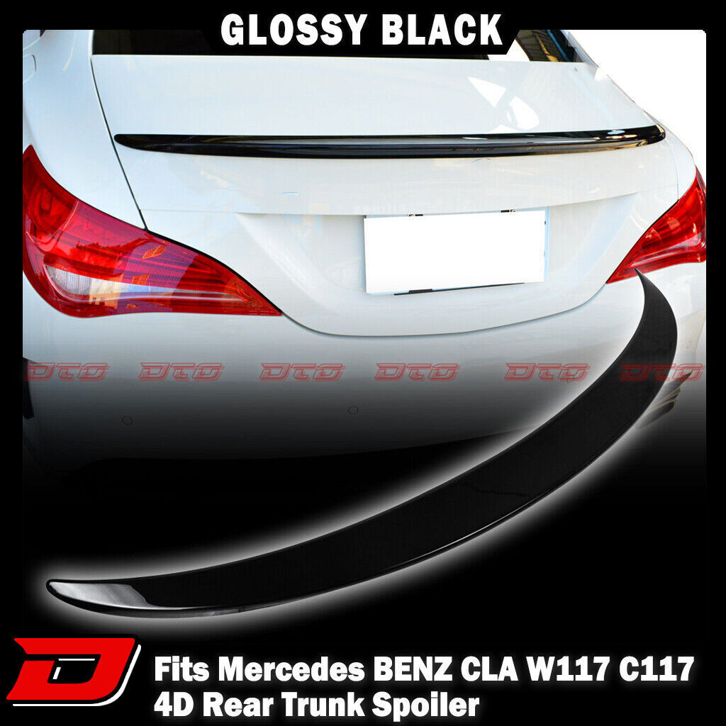 *在庫有即発送* 2014-2019 ベンツ CLA W117 C117 #040塗装済 (ブラック) 光沢黒 リアスポイラー トランクスポイラー AMG拍卖
