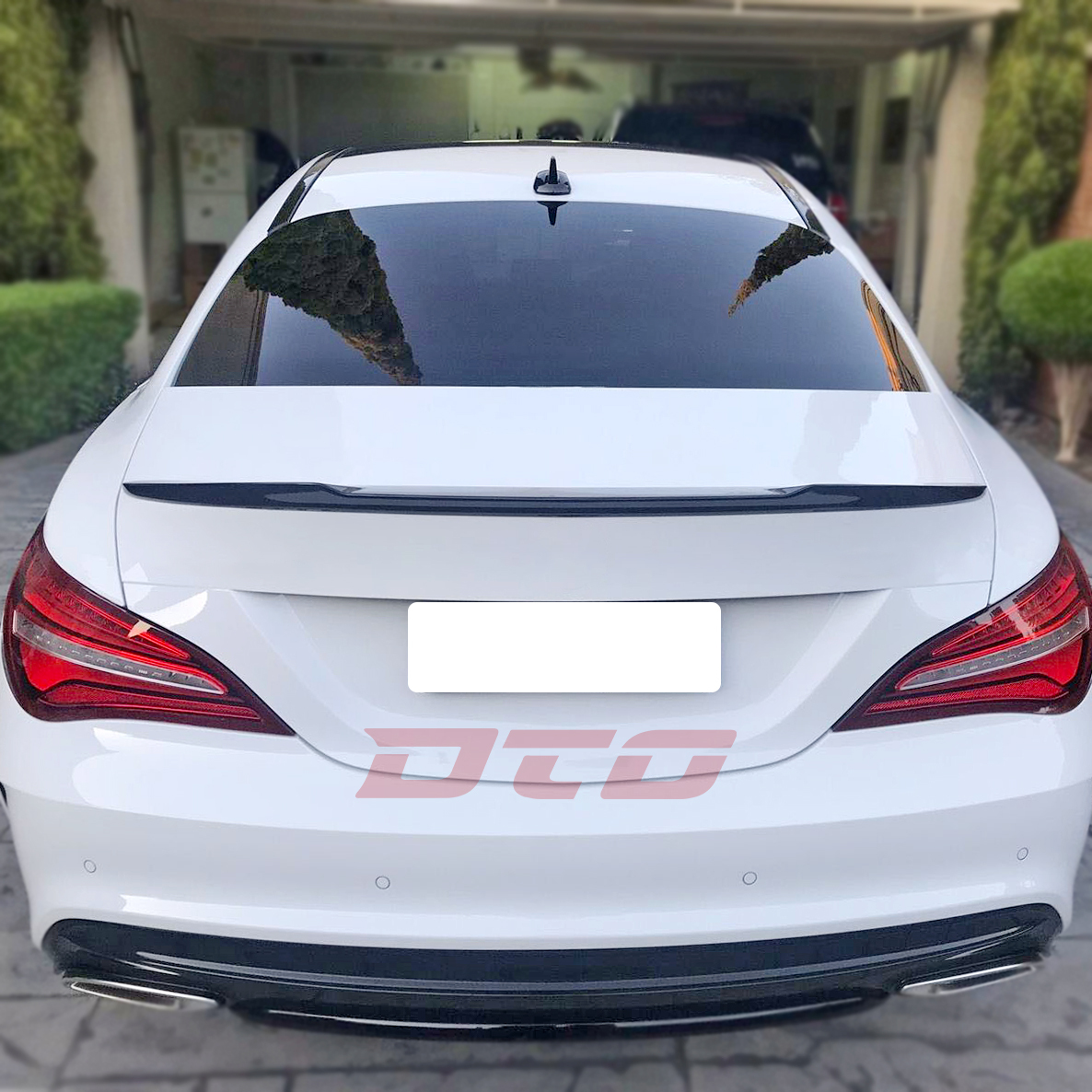 2014-2019 ベンツ BENZ CLA W117 セダン 本物のカーボン V TYPE リアトランクスポイラー エアロ ウイング スポイラー拍卖