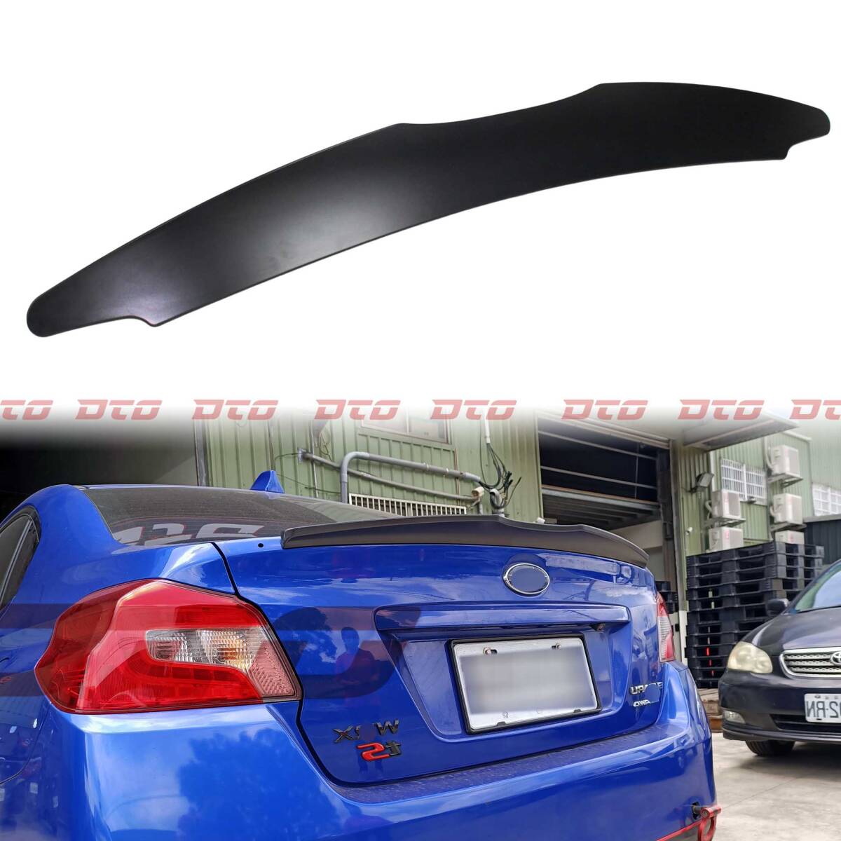 塗装込み 2015-2021 スバル WRX VA系 S4 STI セダン リアスポイラー トランクスポイラー ウィング D TYPE ABSの材質 各純正色対応拍卖