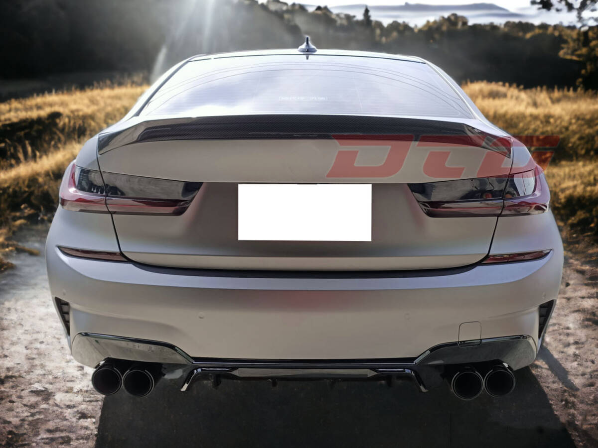塗装込み 2019-2024 BMW 3シリーズ G20 セダン リアトランクスポイラー ウィングスポイラー X TYPE FRPの材質 各純正色対応拍卖