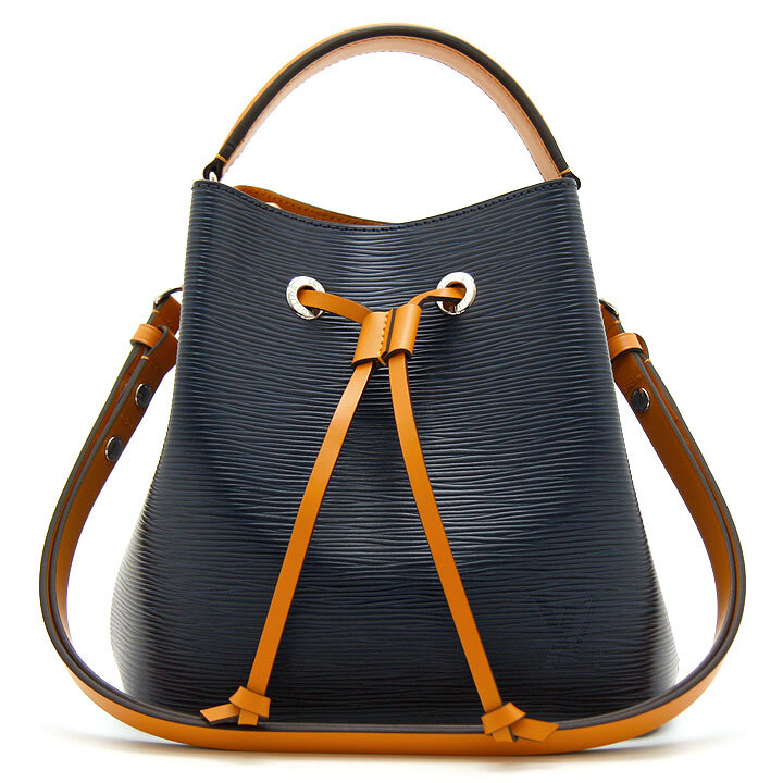 中古美品 ルイヴィトン ショルダーバッグ エピ ネオ・ノエ BB M53610 アンディゴ サフラン LOUIS VUITTON フランス製 ネオノエ バイカラー拍卖