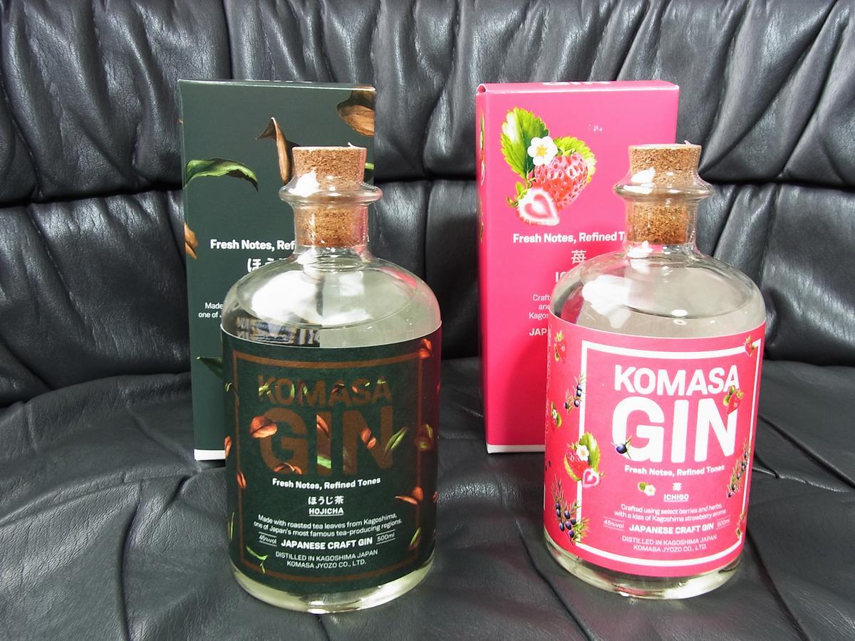 KOMASA GIN苺・ほうじ茶セット(各500ml×2本)拍卖