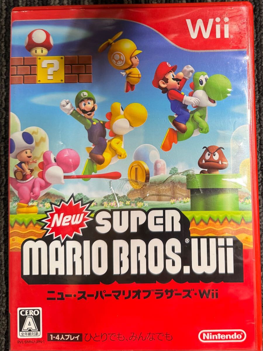 ケース説明書付初期動作確認済 スーパーマリオブラザーズ Wii拍卖