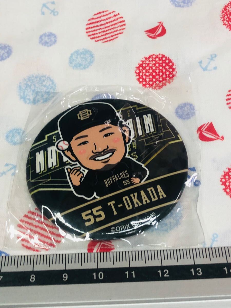 オリックス・バファローズ 缶バッジ T-岡田拍卖