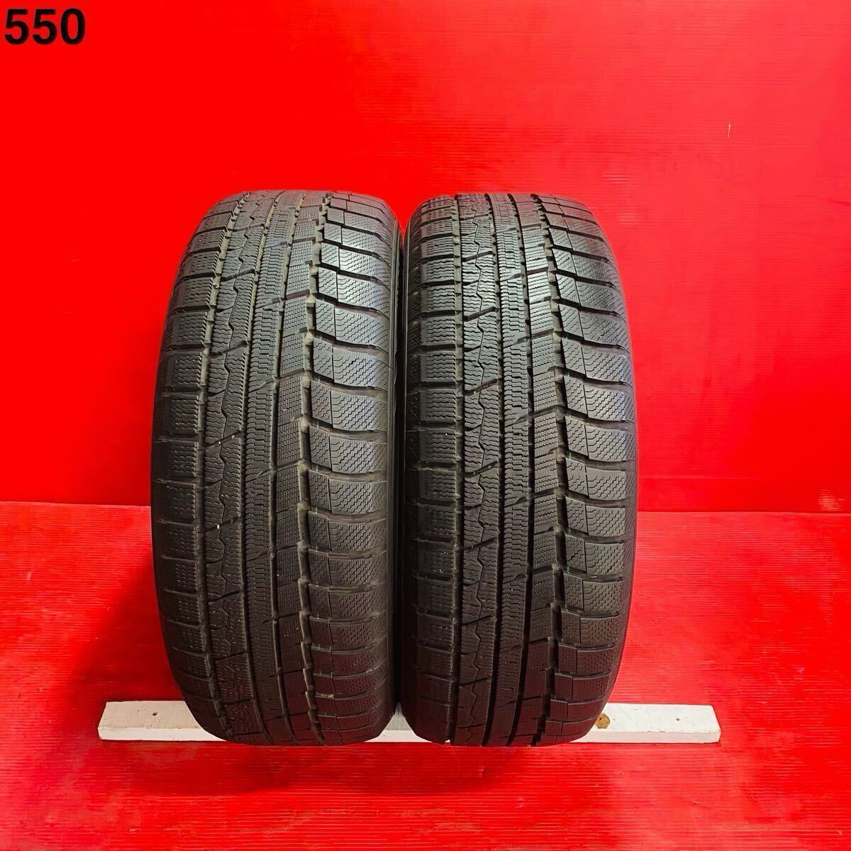 TOYO Winter TRANPATH TX 215/55R17 国産 2018年式 パンク修理なし ビード切れなし 汚れあり スタットレスタイヤ 2本セット拍卖