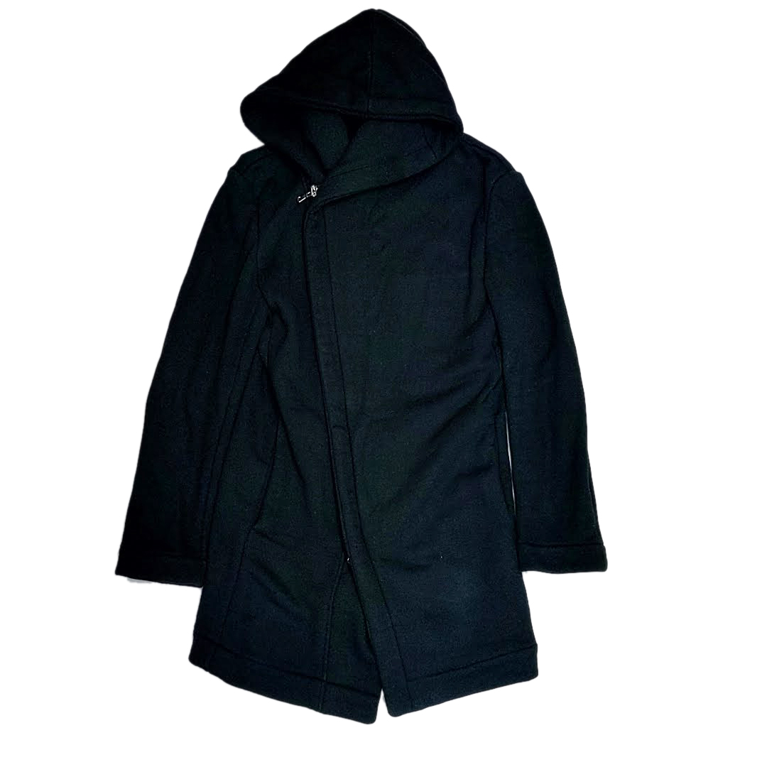 送料無料 美品 ジュンハシモト junhashimoto スウェットコート アウター 1011620020-BLK メンズ拍卖