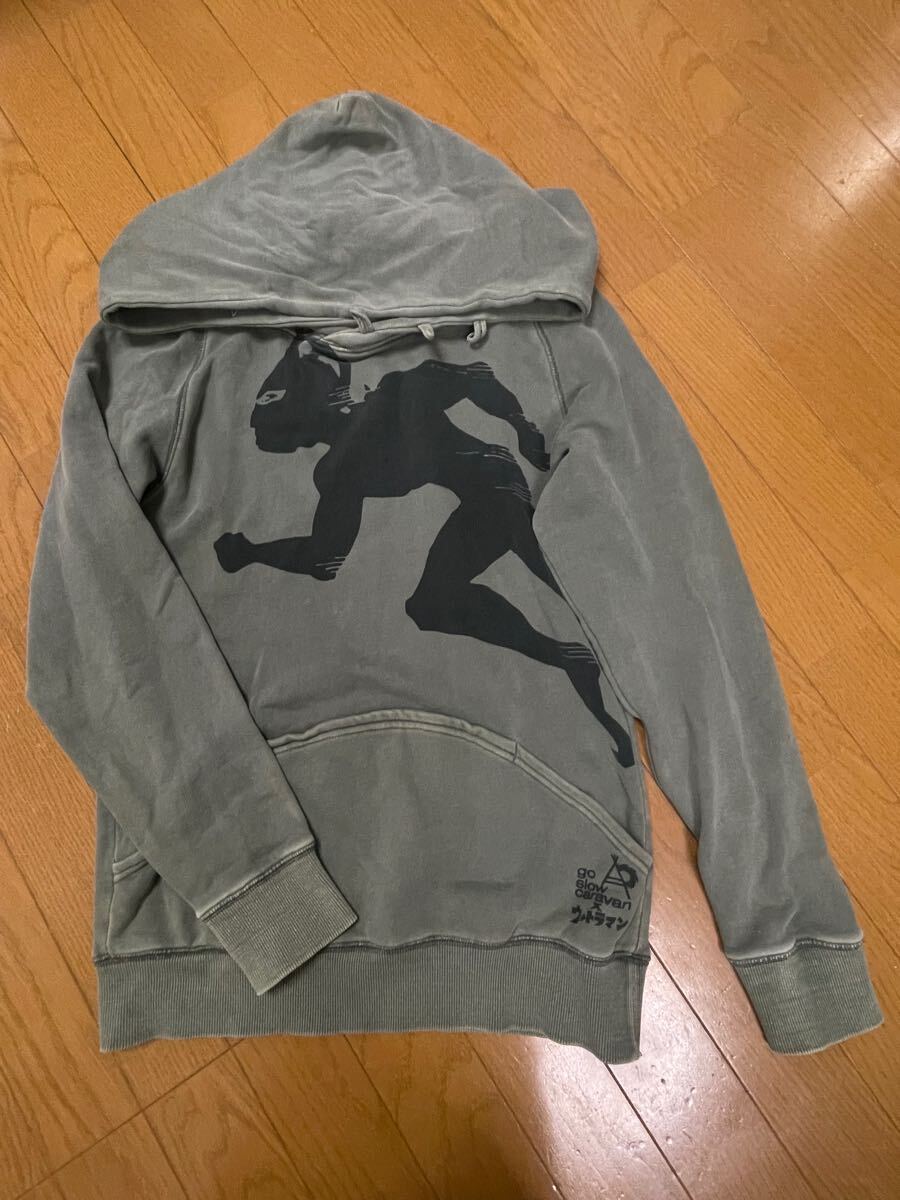 go slow caravan ゴースローキャラバン x ウルトラマン パーカー カーキ サイズ 1拍卖