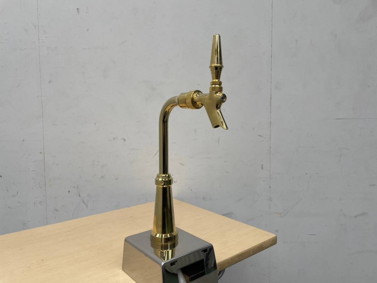 T6311☆美品☆ニットク製☆ドラフトタワー☆生ビールサーバー☆ゴールド☆スタイリッシュ拍卖