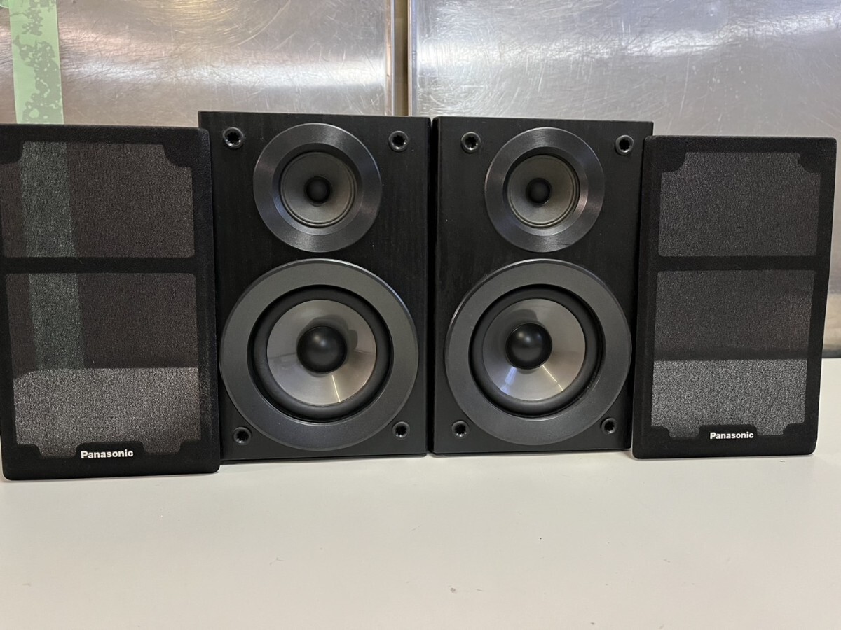 ○ Panasonic SB-PM48 ペア スピーカー システム バスレフ型 音出し確認済 4Ω SC-PM48用スピーカー端子付属 中古美品 ミニコンポ ③拍卖