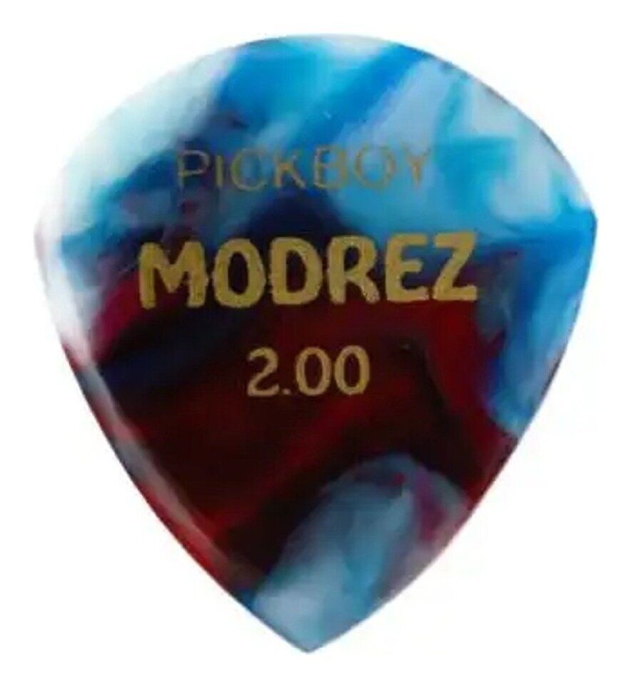 即決◆新品◆送料無料PICKBOY GP-MDZBU/200 MODREZ モダレズ アクリル製 ピック ブルー 2.0mm/メール便拍卖