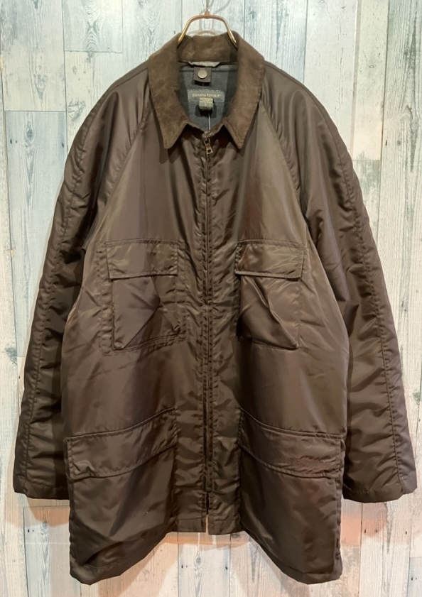 ビンテージBANANA REPUBLICバナナリパブリック ナイロンジャケット茶系90s00s拍卖