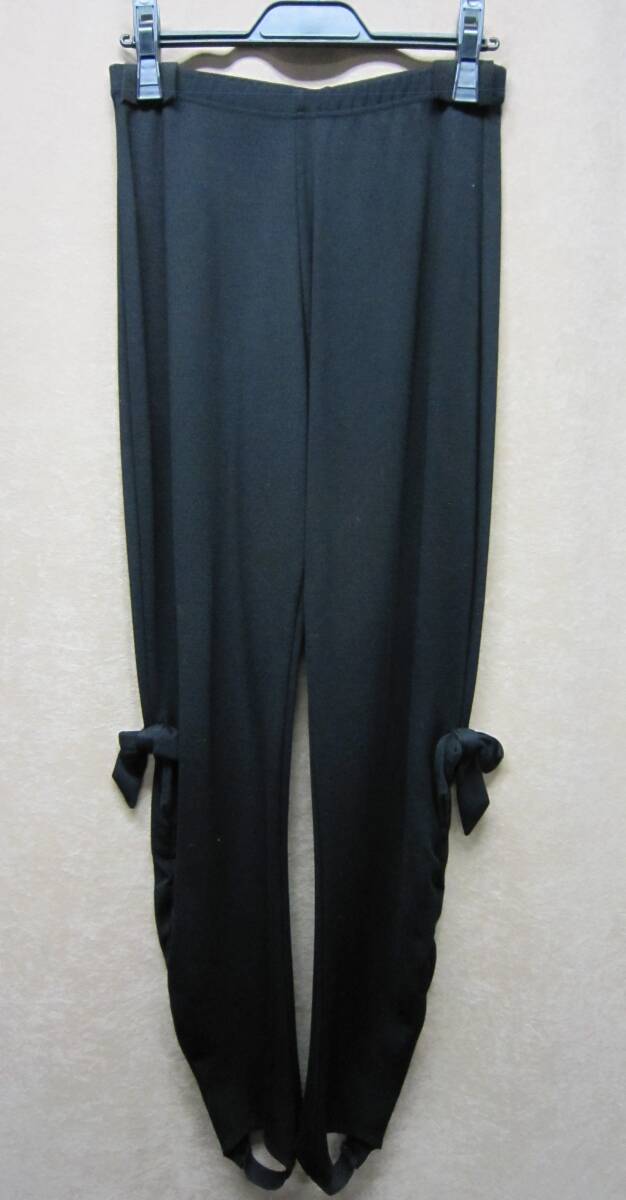 INGEBORG インゲボルグ ** トレンカ☆リボン付レギンス @^^@ 送料込み!【黒】拍卖