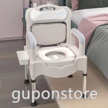 高品質 ポータブル便器 屋内 シニア 大人 妊婦 高齢者 移動便座 家庭用便 老人 介護用品 移動トイレチェア 簡易トイレ 水洗トイレ拍卖