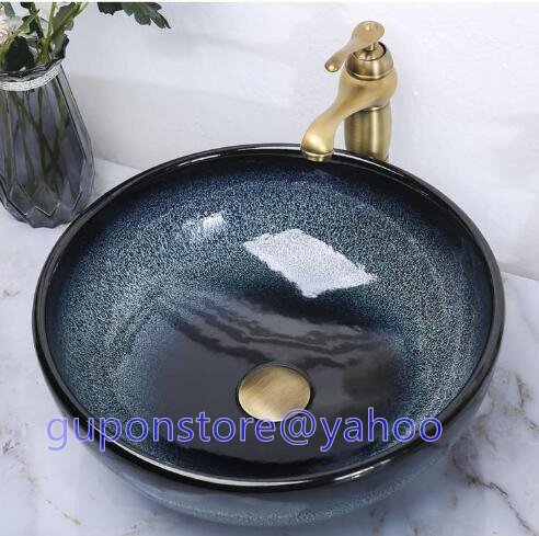 新品未使用★洗面台★★洗面ボウル 北欧 陶器 洗面ボール 手水鉢 手洗器 手洗い鉢 洗面器拍卖