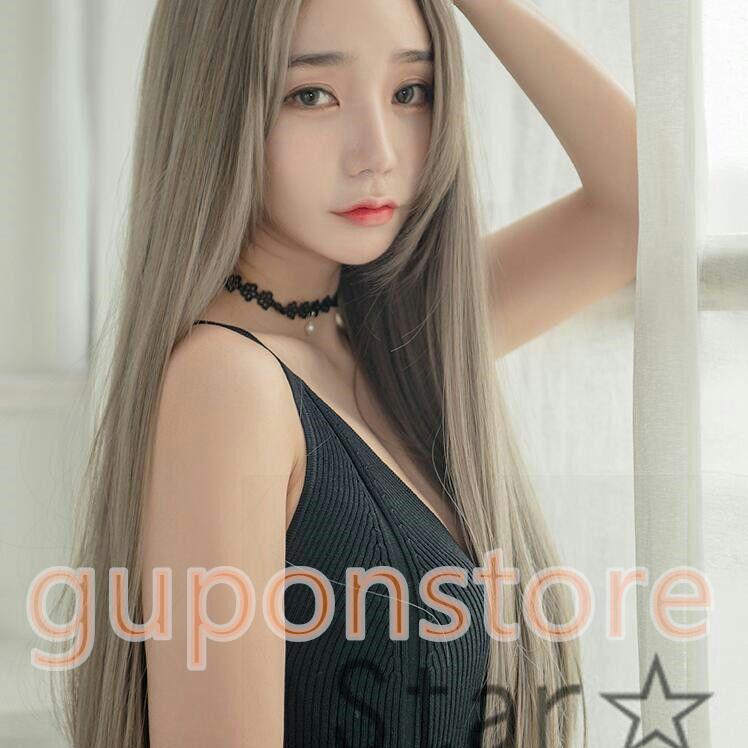 極美品★サラサラ ロングストレート フルウィッグ かつら拍卖