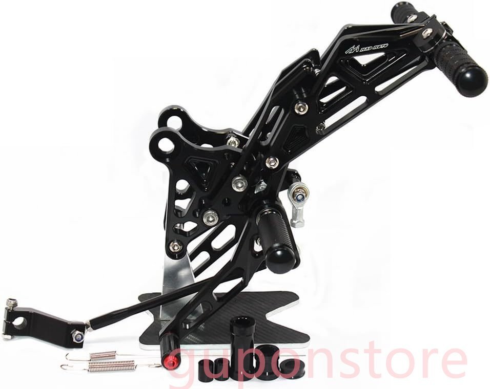 【ライディングポジションを改善】ホンダ グロム/ MSX125 (JC61) (2013年~2019年)用CNCバックステップキット 調整式 (ブラック)拍卖