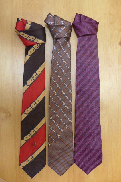 ☆ ネクタイ ロベルタ / ROBERTA DI CAMERINO 2本 & ランバン / LANVIN 1本の3本SET ☆ 管理№1201拍卖