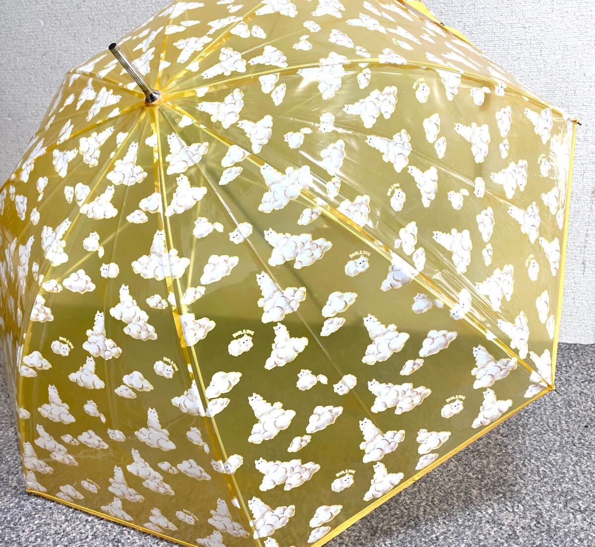 新品 ポール&ジョー 傘 長傘 雨傘 黄拍卖