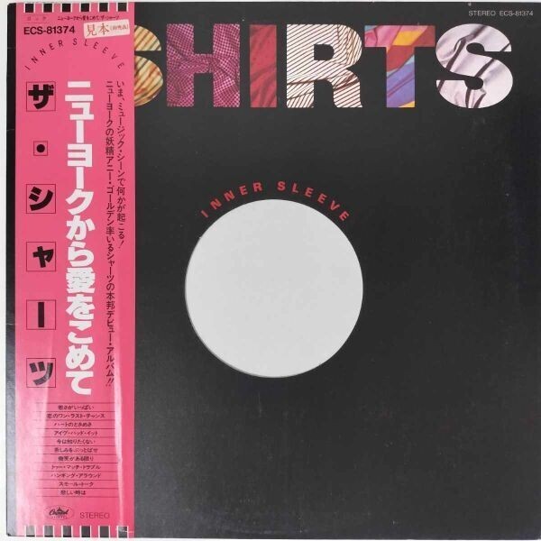37583【プロモ盤★未使用に近い】 THE SHIRTS / INNER SLEEVE ※帯付き拍卖